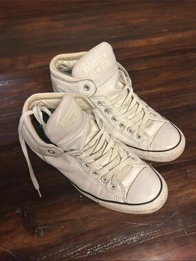 Converse White High-Top Chuck Taylor Sneakers